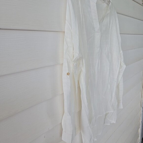 AlvaQ WOMEN’S WHITE LONG SLEEVE TOP SIZE Small - Picture 3 of 11